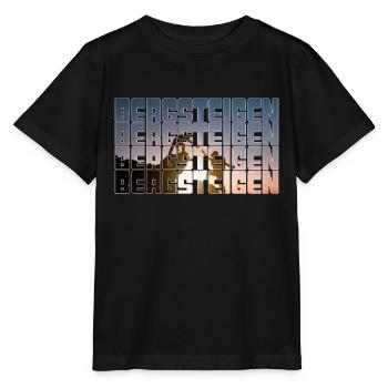 bergsteigen - Stanley/Stella Kinder T-Shirt MINI CREATOR  - Schwarz - Vorne - Mikhail (115cm)