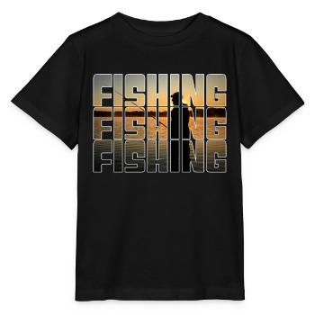 Angling - Stanley/Stella MINI CREATOR Kids’ T-Shirt - black - Front - Mikhail (115cm)