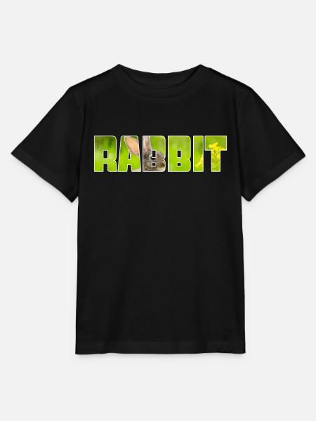 Hase - Stanley/Stella Kinder T-Shirt MINI CREATOR  - Schwarz