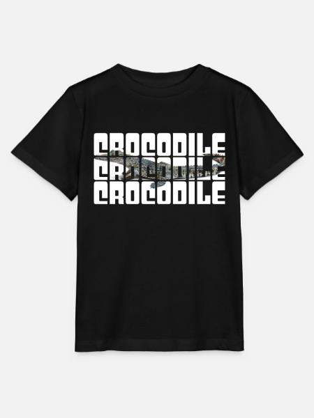 Krokodil - Stanley/Stella Kinder T-Shirt MINI CREATOR - Schwarz