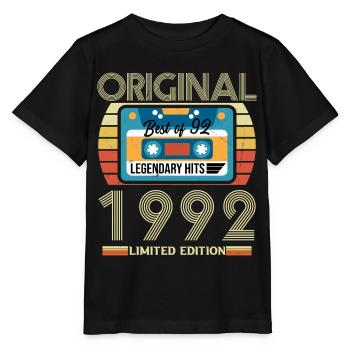 Cadeau D'anniversaire Vintage 1992 - T-shirt bio MINI CREATOR Stanley/Stella Enfant - noir - Devant - Mikhail (115cm)
