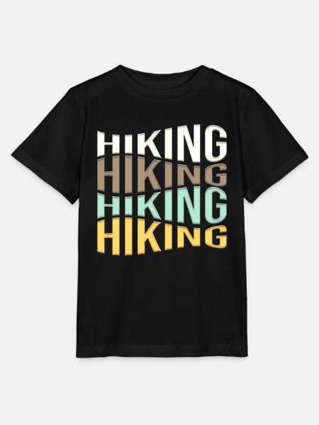 Wandern - Stanley/Stella Kinder T-Shirt MINI CREATOR - Schwarz