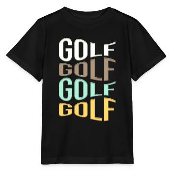 golfe - T-shirt bio MINI CREATOR Stanley/Stella Enfant - noir - Devant - Mikhail (115cm)