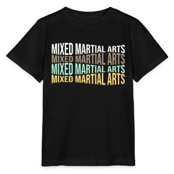mma - Stanley/Stella Kinder T-Shirt MINI CREATOR  - Schwarz - Vorne - Mikhail (115cm)
