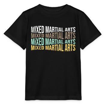 mma - Stanley/Stella Kinder T-Shirt MINI CREATOR  - Schwarz - Vorne - Mikhail (115cm)