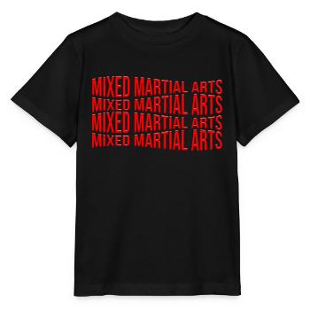mma - Stanley/Stella Kinder T-Shirt MINI CREATOR  - Schwarz - Vorne - Mikhail (115cm)