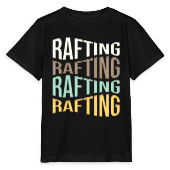 rafting - T-shirt bio MINI CREATOR Stanley/Stella Enfant - noir - Devant - Mikhail (115cm)