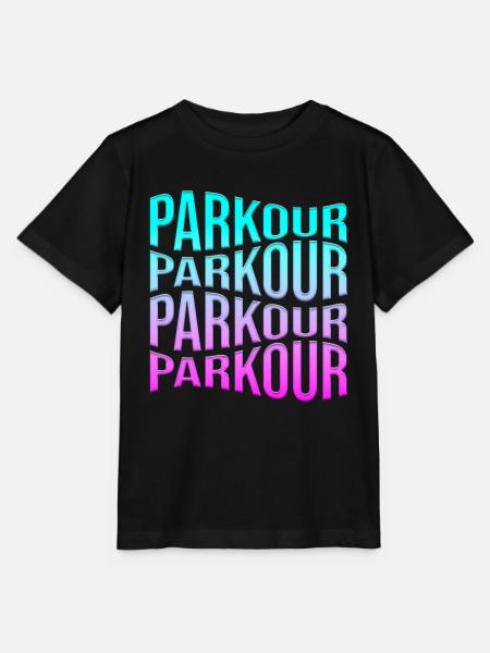 Parkour - Stanley/Stella Kinder T-Shirt MINI CREATOR  - Schwarz
