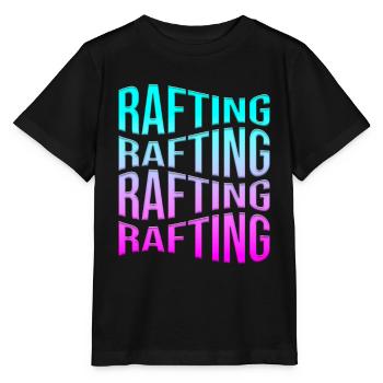 rafting - T-shirt bio MINI CREATOR Stanley/Stella Enfant - noir - Devant - Mikhail (115cm)