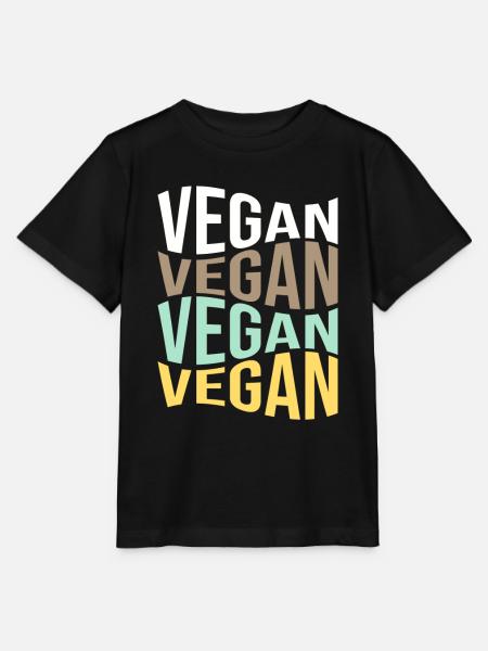 vegan - Stanley/Stella Kinder T-Shirt MINI CREATOR - Schwarz