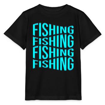 Angling - Stanley/Stella MINI CREATOR Kids’ T-Shirt - black - Front - Mikhail (115cm)
