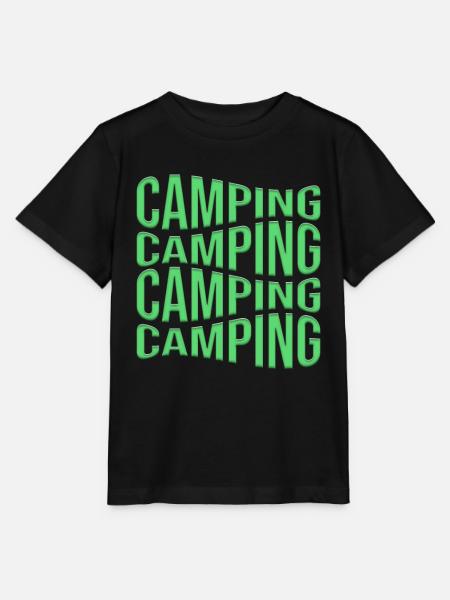 campen - Stanley/Stella Kinder T-Shirt MINI CREATOR - Schwarz