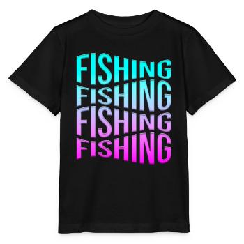 Angling - Stanley/Stella MINI CREATOR Kids’ T-Shirt - black - Front - Mikhail (115cm)