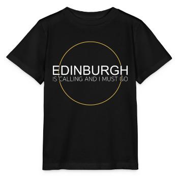 Edinburgh Spruch - Stanley/Stella Kinder T-Shirt MINI CREATOR  - Schwarz - Vorne - Mikhail (115cm)