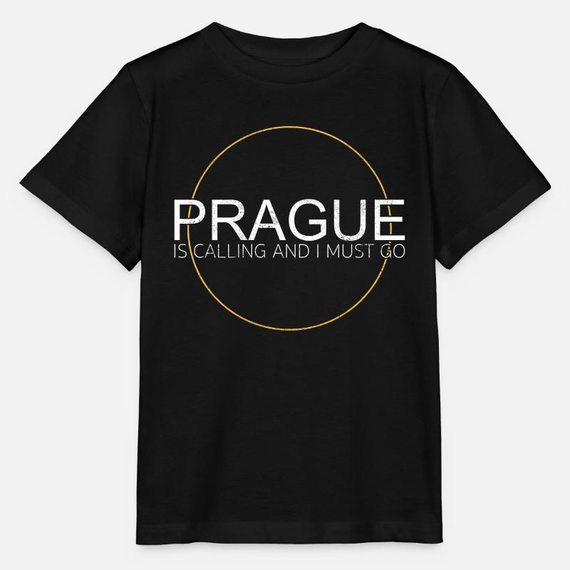 Prag - Stanley/Stella Kinder T-Shirt MINI CREATOR - Schwarz