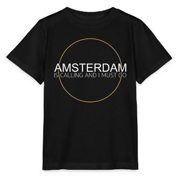 Amsterdam - Stanley/Stella Kinder T-Shirt MINI CREATOR  - Schwarz - Vorne - Mikhail (115cm)