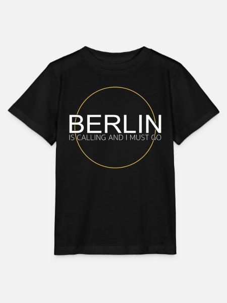 Berlin Spruch - Stanley/Stella Kinder T-Shirt MINI CREATOR - Schwarz