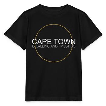 Cape Town Quote - Stanley/Stella MINI CREATOR Kids’ T-Shirt - black - Front - Mikhail (115cm)