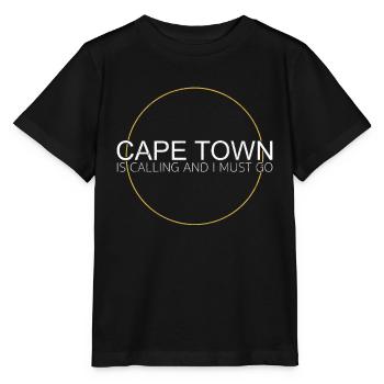 Cape Town Quote - Stanley/Stella MINI CREATOR Kids’ T-Shirt - black - Front - Mikhail (115cm)