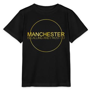 Citation de Manchester - T-shirt bio MINI CREATOR Stanley/Stella Enfant - noir - Devant - Mikhail (115cm)