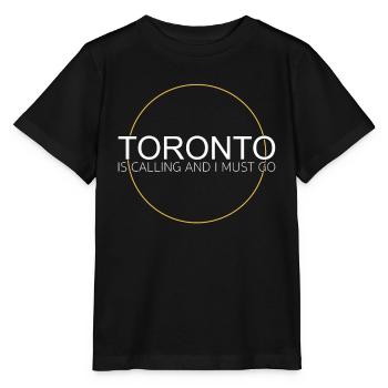 Citation de Toronto - T-shirt bio MINI CREATOR Stanley/Stella Enfant - noir - Devant - Mikhail (115cm)
