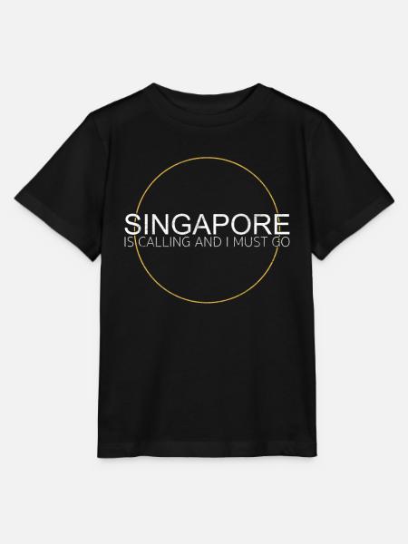 Citation de Singapour - T-shirt bio MINI CREATOR Stanley/Stella Enfant - noir