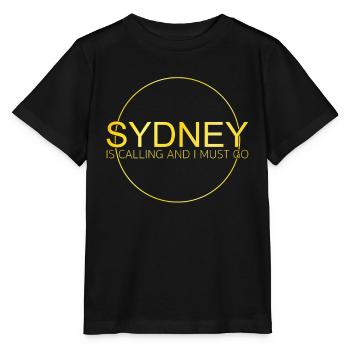 Sydney Quote - Stanley/Stella MINI CREATOR Kids’ T-Shirt - black - Front - Mikhail (115cm)