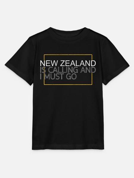 Neuseeland Spruch - Stanley/Stella Kinder T-Shirt MINI CREATOR - Schwarz