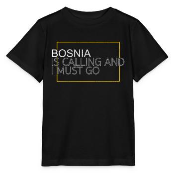 Bosnia Saying - Stanley/Stella MINI CREATOR Kids’ T-Shirt - black - Front - Mikhail (115cm)