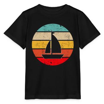 Rétro de la voile - T-shirt bio MINI CREATOR Stanley/Stella Enfant - noir - Devant - Mikhail (115cm)