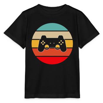 Gaming Retro - Stanley/Stella MINI CREATOR Kids’ T-Shirt - black - Front - Mikhail (115cm)