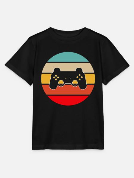 Gaming Retro - Stanley/Stella Kinder T-Shirt MINI CREATOR  - Schwarz