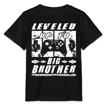 BiG Brother Gaming gender reveal idea - Stanley/Stella MINI CREATOR Kids’ T-Shirt - black - Front - Mikhail (115cm)