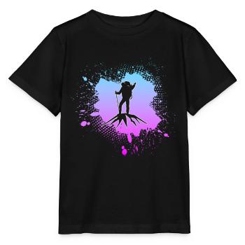 Alpinisme - T-shirt bio MINI CREATOR Stanley/Stella Enfant - noir - Devant - Mikhail (115cm)