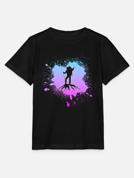 Bergsteigen - Stanley/Stella Kinder T-Shirt MINI CREATOR - Schwarz
