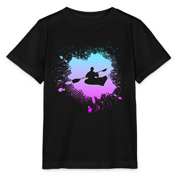 Kanusport - Stanley/Stella Kinder T-Shirt MINI CREATOR  - Schwarz - Vorne - Mikhail (115cm)