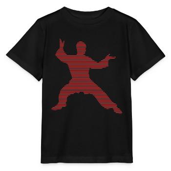Arts martiaux - T-shirt bio MINI CREATOR Stanley/Stella Enfant - noir - Devant - Mikhail (115cm)