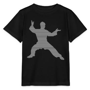 Arts martiaux - T-shirt bio MINI CREATOR Stanley/Stella Enfant - noir - Devant - Mikhail (115cm)