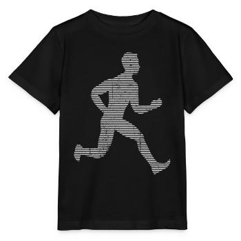 Faire du jogging - T-shirt bio MINI CREATOR Stanley/Stella Enfant - noir - Devant - Mikhail (115cm)