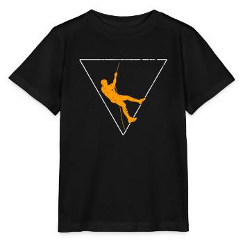 Klettern - Stanley/Stella Kinder T-Shirt MINI CREATOR  - Schwarz - Vorne - Mikhail (115cm)