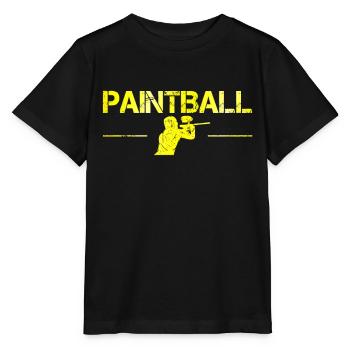 Paintball - T-shirt bio MINI CREATOR Stanley/Stella Enfant - noir - Devant - Mikhail (115cm)