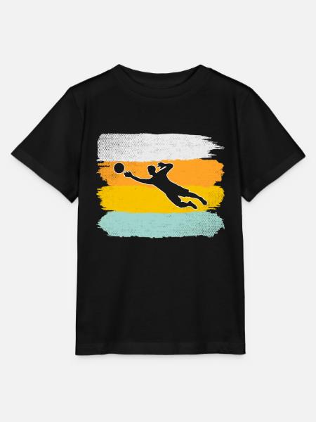 Torwart Retro - Stanley/Stella Kinder T-Shirt MINI CREATOR - Schwarz