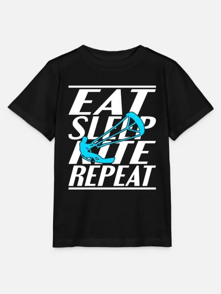 Essen Schlafen Kite - Stanley/Stella Kinder T-Shirt MINI CREATOR  - Schwarz