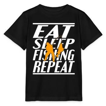 Alimentation Pêche au sommeil - T-shirt bio MINI CREATOR Stanley/Stella Enfant - noir - Devant - Mikhail (115cm)