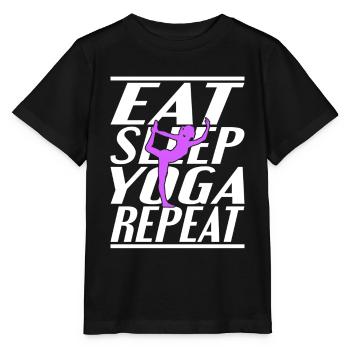 Alimentation Sommeil Yoga - T-shirt bio MINI CREATOR Stanley/Stella Enfant - noir - Devant - Mikhail (115cm)