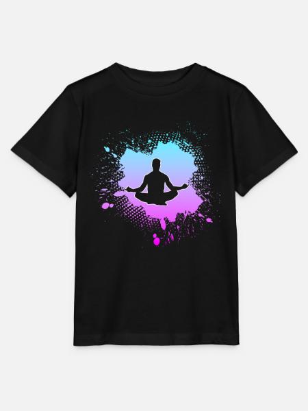 Meditation - Stanley/Stella Kinder T-Shirt MINI CREATOR - Schwarz