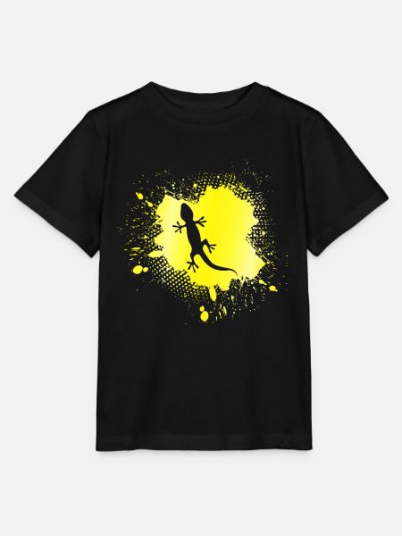 Eidechse - Stanley/Stella Kinder T-Shirt MINI CREATOR - Schwarz