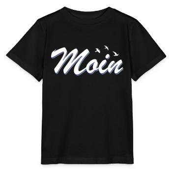 Lune - T-shirt bio MINI CREATOR Stanley/Stella Enfant - noir - Devant - Mikhail (115cm)