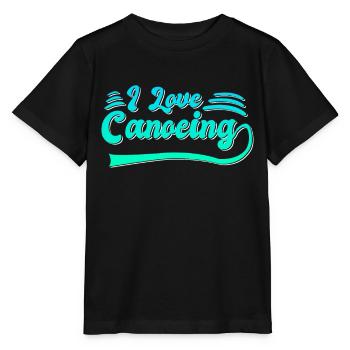Ich liebe Kanusport - Stanley/Stella Kinder T-Shirt MINI CREATOR  - Schwarz - Vorne - Mikhail (115cm)