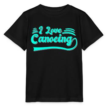 Ich liebe Kanusport - Stanley/Stella Kinder T-Shirt MINI CREATOR  - Schwarz - Vorne - Mikhail (115cm)